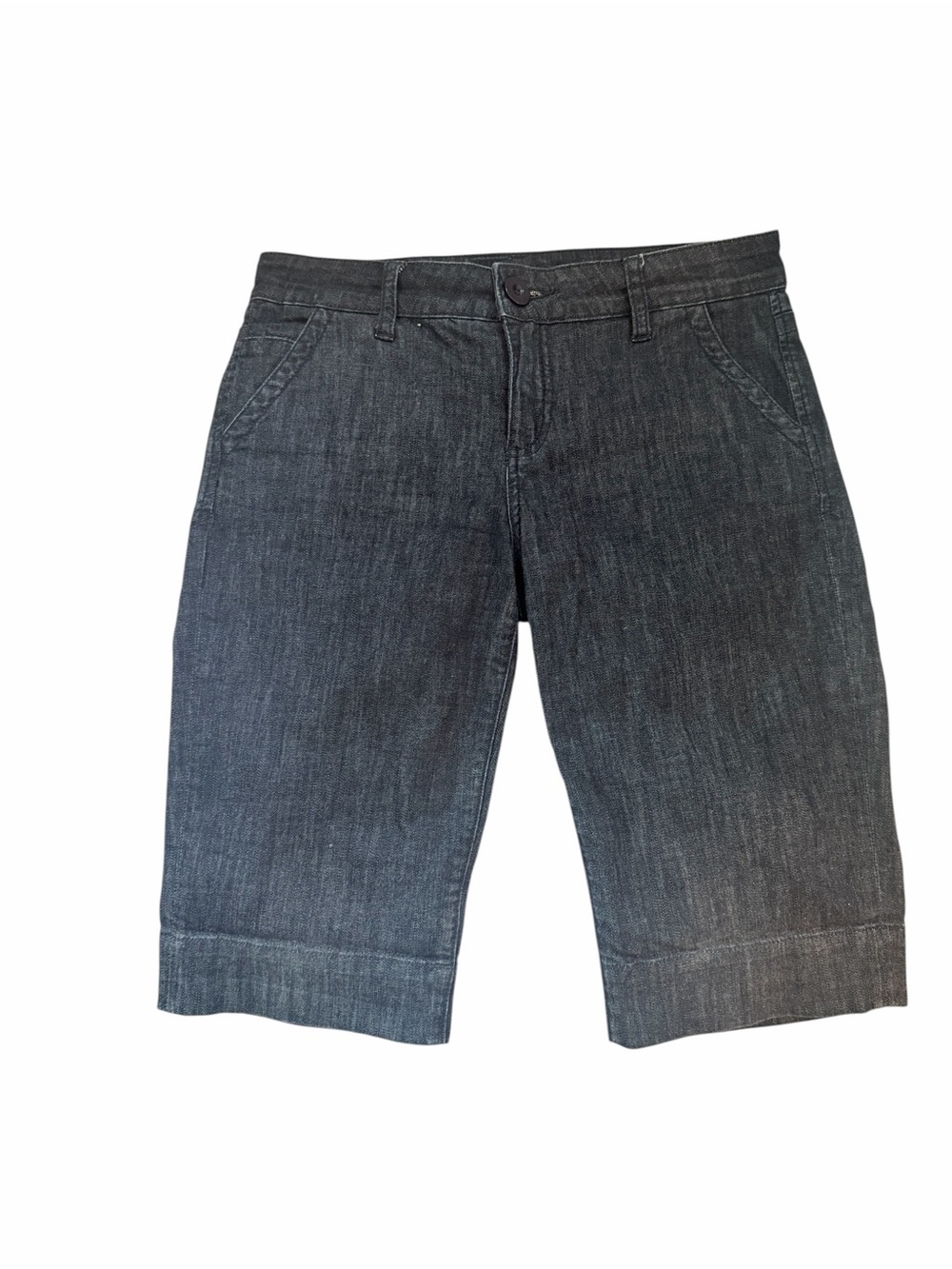 KUT From The Kloth  Denim Bermuda Walking Shorts/Jorts Dark Wash Size 4